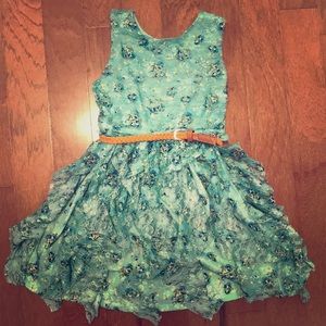 Justice ruffled girls dress